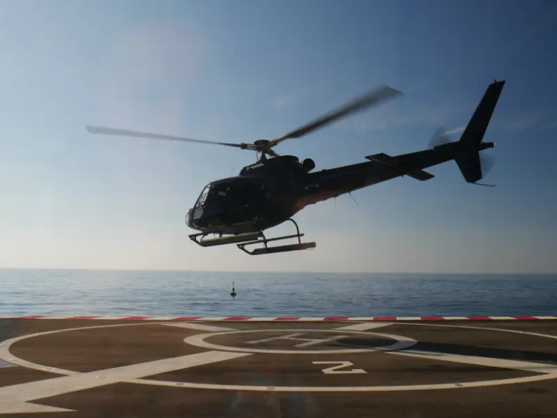 Helikopter Landung